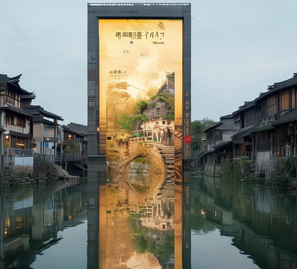 江庄广告牌，视觉与实际完美结合