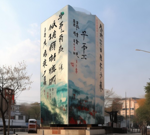 江西地标广告牌,诗和画的完美融合